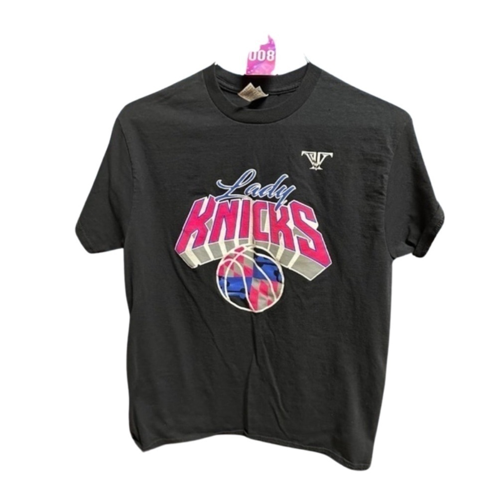 Lady Knicks T-Shirt - Black (Size Medium)